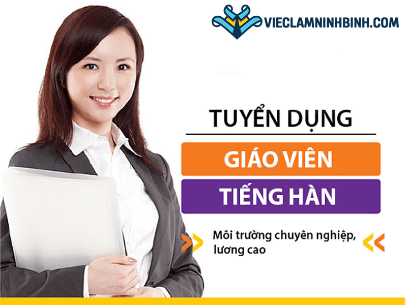 Giáo viên, trợ giảng tiếng Hàn
