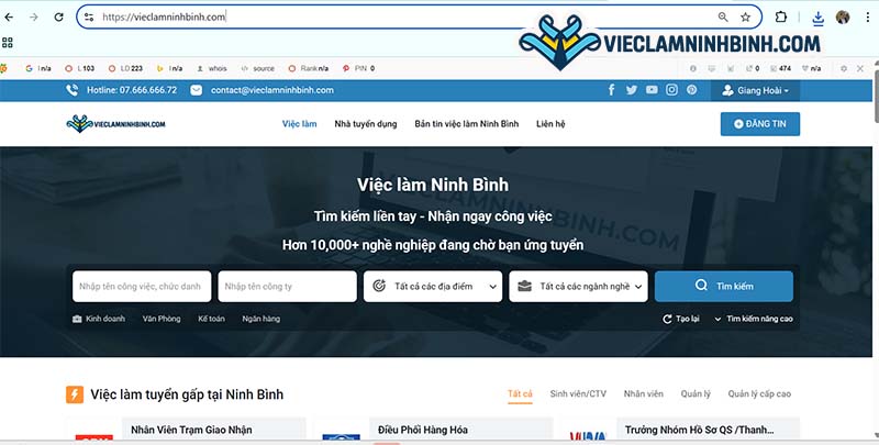 Tìm việc làm tổ chức sự kiện tại Ninh Bình tại website Vieclamninhbinh.com
